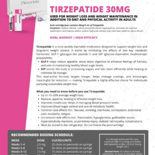 Novo-Lela Tirzepitide 30mg Vial